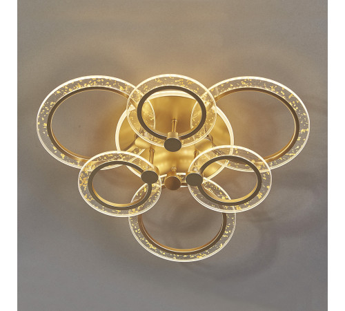 Потолочная светодиодная люстра Escada Enigma 10225/6LED Gold Потолочная светодиодная люстра Escada Enigma 10225/6LED Gold
