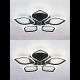 Потолочная люстра Natali Kovaltseva Real LED LAMPS 81200 BLACK