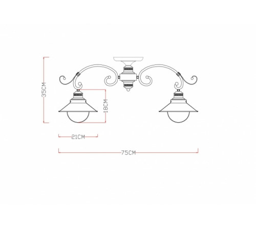 Потолочная люстра Arte Lamp 7 A4577PL-5CK Потолочная люстра Arte Lamp 7 A4577PL-5CK