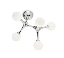 Потолочная люстра Ideal Lux Nodino PL5 Cromo 133386