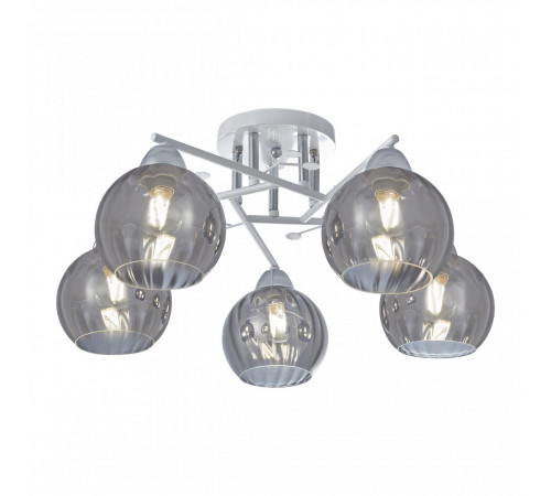 Потолочная люстра Arte Milano Amalfi 326508/5 WH+CR Потолочная люстра Arte Milano Amalfi 326508/5 WH+CR