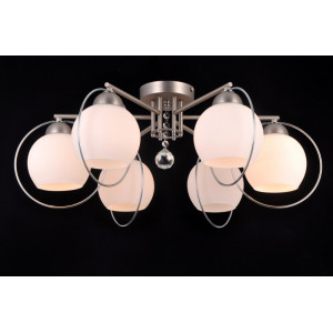 Потолочная люстра Natali Kovaltseva SPHERE II 81051-6C SATIN NICKEL