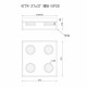 Потолочная люстра iLedex Link 4778-37x37 MBK+SGD