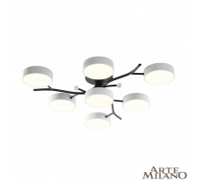 Потолочная люстра Arte Milano Ferrara 256606/6+1 Bk/Wh