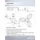Потолочная светодиодная люстра Seven Fires Arain SF5044/3C-WT