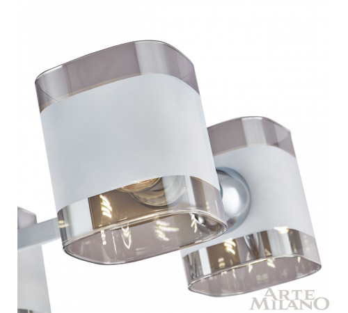 Потолочная люстра Arte Milano Amalfi 329809/4 WH+CR Потолочная люстра Arte Milano Amalfi 329809/4 WH+CR