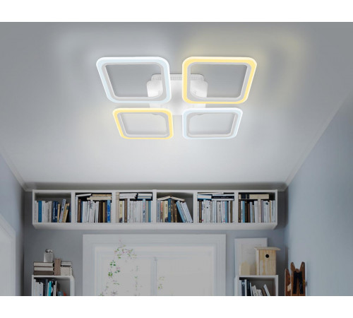 Потолочная светодиодная люстра Ambrella Light Acrylica Original FA4375 Потолочная светодиодная люстра Ambrella Light Acrylica Original FA4375