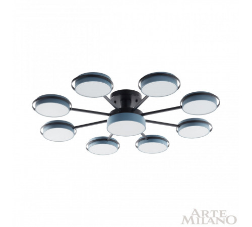 Потолочная люстра Arte Milano Ferrara 250406/8+1 Gr Потолочная люстра Arte Milano Ferrara 250406/8+1 Gr