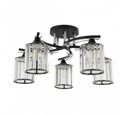 Потолочная люстра Arte Milano Amalfi 327103/5 BK+CR Потолочная люстра Arte Milano Amalfi 327103/5 BK+CR
