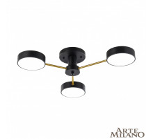 Потолочная люстра Arte Milano Ferrara 252006/3 Bk/Bk