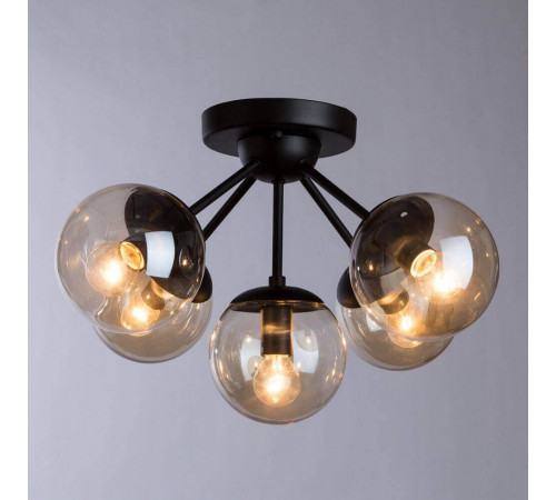 Потолочная люстра Arte Lamp A1664PL-5BK Потолочная люстра Arte Lamp A1664PL-5BK