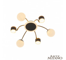Потолочная люстра Arte Milano 272040/6 BK/GD