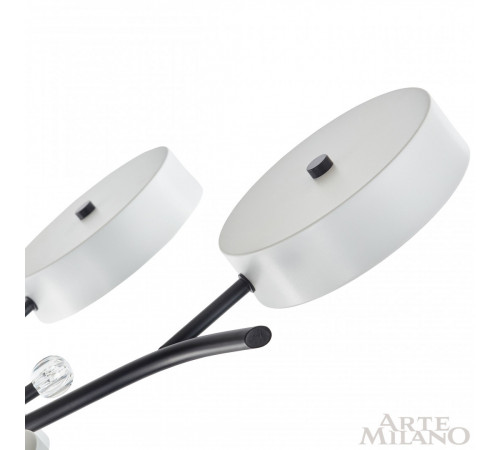 Потолочная люстра Arte Milano Ferrara 256606/6+1 Bk/Wh Потолочная люстра Arte Milano Ferrara 256606/6+1 Bk/Wh
