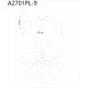 Потолочная люстра ARTE Lamp A2701PL-9WG