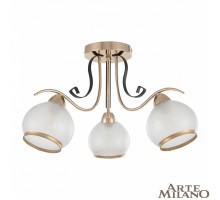 Потолочная люстра Arte Milano Amalfi 323306/3 FG+BK