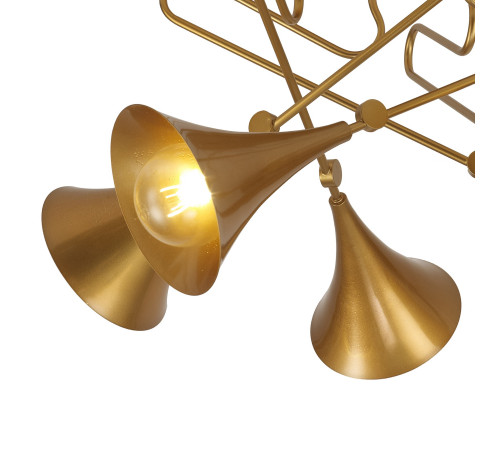 Потолочная люстра Mantra Jazz Pintura Oro 6352