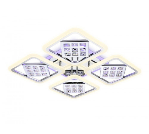 Потолочная светодиодная люстра Ambrella Light Acrylica Ice FA288 Потолочная светодиодная люстра Ambrella Light Acrylica Ice FA288