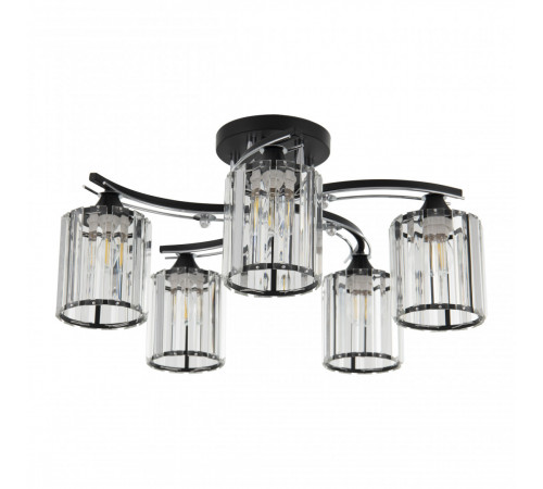 Потолочная люстра Arte Milano Amalfi 327103/5 BK+CR Потолочная люстра Arte Milano Amalfi 327103/5 BK+CR