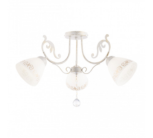 Потолочная люстра Arte Milano 341900/3 WT+G Потолочная люстра Arte Milano 341900/3 WT+G
