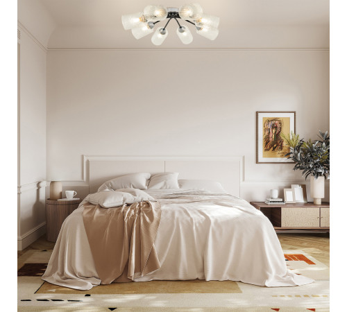 Потолочная люстра Arte Milano Napoli 326207/8 CR.BK Потолочная люстра Arte Milano Napoli 326207/8 CR.BK