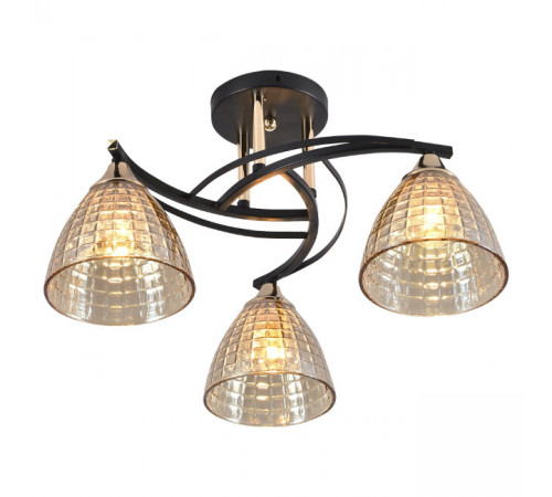 Потолочная люстра Seven Fires Gratiya SF3349/3C-BK-FGD-AM Потолочная люстра Seven Fires Gratiya SF3349/3C-BK-FGD-AM