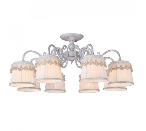 Потолочная люстра Arte Lamp Merletto A5709PL-8WG Потолочная люстра Arte Lamp Merletto A5709PL-8WG