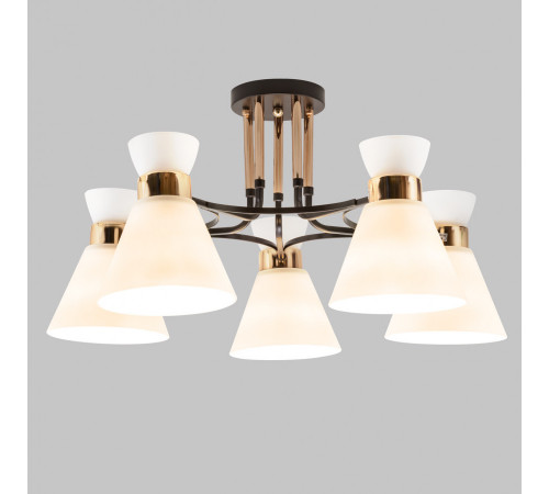 Потолочная люстра IMEX MD.5692-5-S-COFFEE+FGD