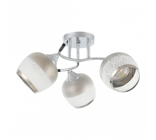 Потолочная люстра Arte Milano Amalfi 325985/3 CR+BK Потолочная люстра Arte Milano Amalfi 325985/3 CR+BK