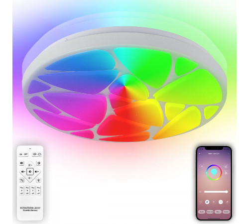 Потолочная светодиодная люстра Natali Kovaltseva Colorful RGB INNOVATION STYLE 83120