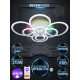 Потолочная люстра Seven Fires Marton SF7104/9C-WT-RGB