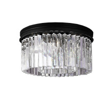 Потолочная люстра Delight Collection 1920s Odeon KR0387C-6B/P black/clear