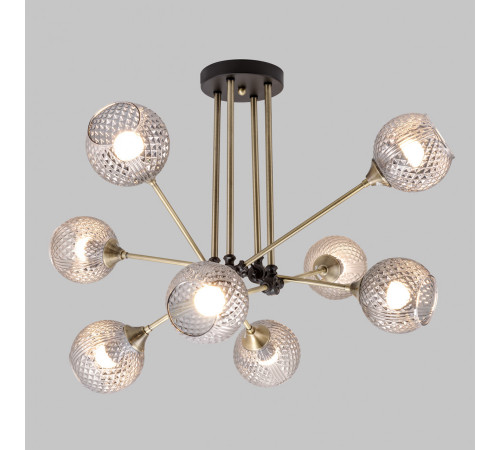 Потолочная люстра IMEX MD.5299-8-S-AB+BK