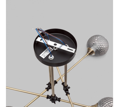 Потолочная люстра IMEX MD.5299-6-S-AB+BK Потолочная люстра IMEX MD.5299-6-S-AB+BK