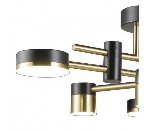 Потолочная люстра Natali Kovaltseva LED LAMPS 81368 GOLD BLACK Потолочная люстра Natali Kovaltseva LED LAMPS 81368 GOLD BLACK