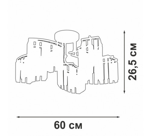 Потолочная люстра Vitaluce V5884-0/5PL Потолочная люстра Vitaluce V5884-0/5PL