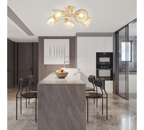 Потолочная люстра Arte Milano Napoli 338776/5 FGD Потолочная люстра Arte Milano Napoli 338776/5 FGD