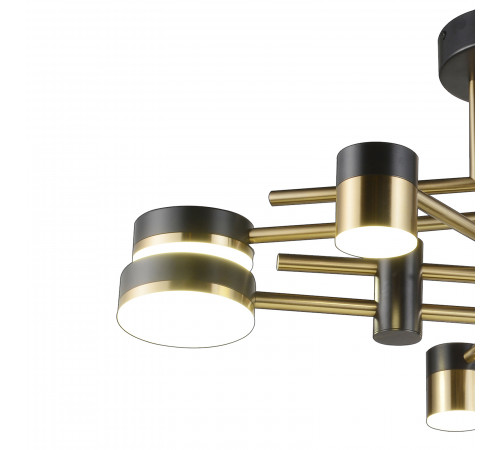 Потолочная люстра Natali Kovaltseva LED LAMPS 81369 GOLD BLACK Потолочная люстра Natali Kovaltseva LED LAMPS 81369 GOLD BLACK
