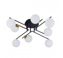 Потолочная люстра Arte Lamp Gemini A2243PL-8BK