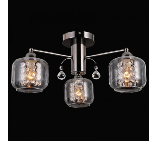 Накладная люстра Natali Kovaltseva LAINA 75091/3C DARK CHROME