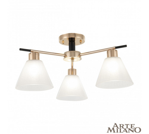 Потолочная люстра Arte Milano Napoli 322119/3 FG+BK