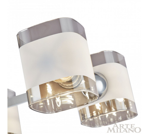 Потолочная люстра Arte Milano Amalfi 329809/4 WH+CR Потолочная люстра Arte Milano Amalfi 329809/4 WH+CR