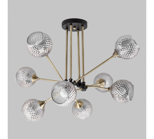 Потолочная люстра IMEX MD.5299-8-S-AB+BK