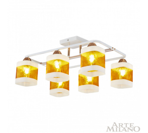 Потолочная люстра Arte Milano Amalfi 322008/6 WH+FG