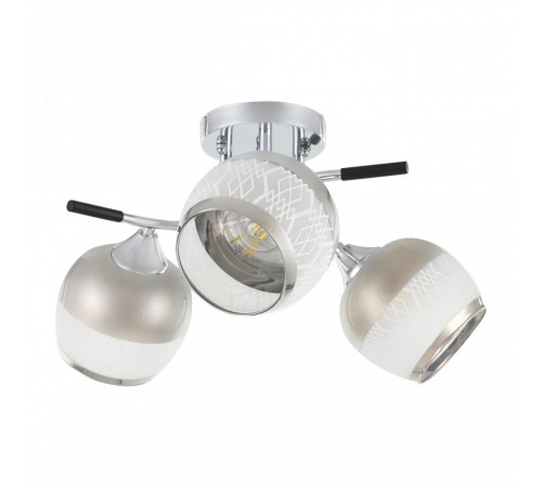 Потолочная люстра Arte Milano Amalfi 325985/3 CR+BK Потолочная люстра Arte Milano Amalfi 325985/3 CR+BK