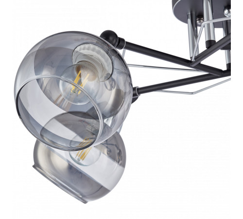 Потолочная люстра Arte Milano Amalfi 323685/3B BK+CR Потолочная люстра Arte Milano Amalfi 323685/3B BK+CR