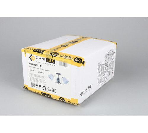 Потолочная люстра Omnilux Leonessa OML-29127-03 Потолочная люстра Omnilux Leonessa OML-29127-03