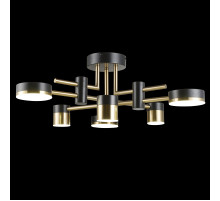 Потолочная люстра Natali Kovaltseva LED LAMPS 81368 GOLD BLACK