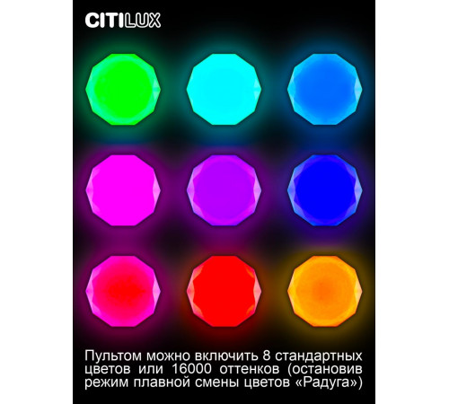 Потолочная люстра Citilux Астрон CL733680G Потолочная люстра Citilux Астрон CL733680G