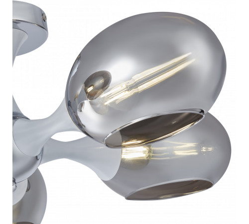 Потолочная люстра Arte Milano Napoli 329408/5 CR+WH Потолочная люстра Arte Milano Napoli 329408/5 CR+WH