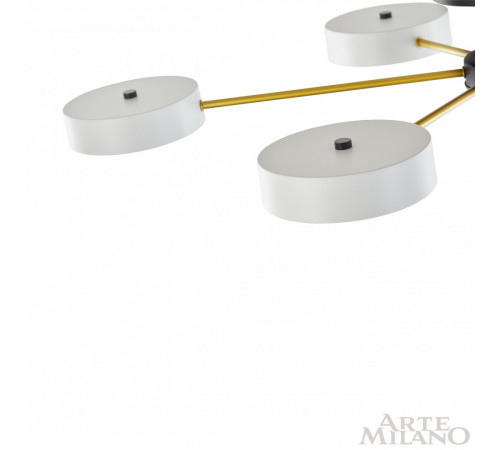 Потолочная люстра Arte Milano Ferrara 252006/5 Bk/Wh Потолочная люстра Arte Milano Ferrara 252006/5 Bk/Wh